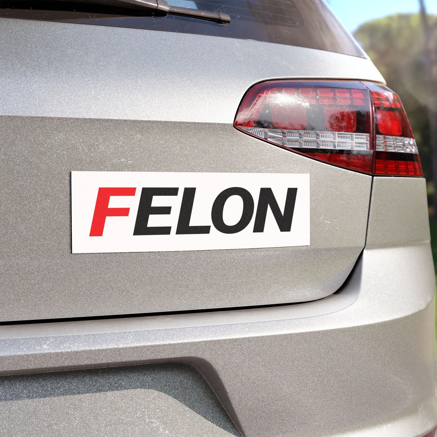 Genuine Remorse car magnet